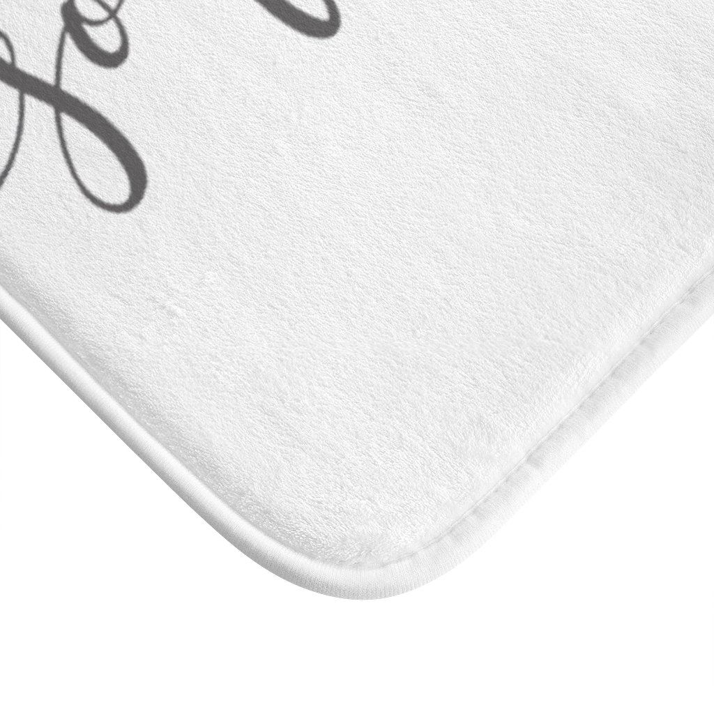 So Fresh and so Clean Bath Mat White Bath Mat Gray Text Etsy