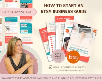 Guía de inicio de Etsy: Guía de lanzamiento de 23 páginas (Descarga PDF)