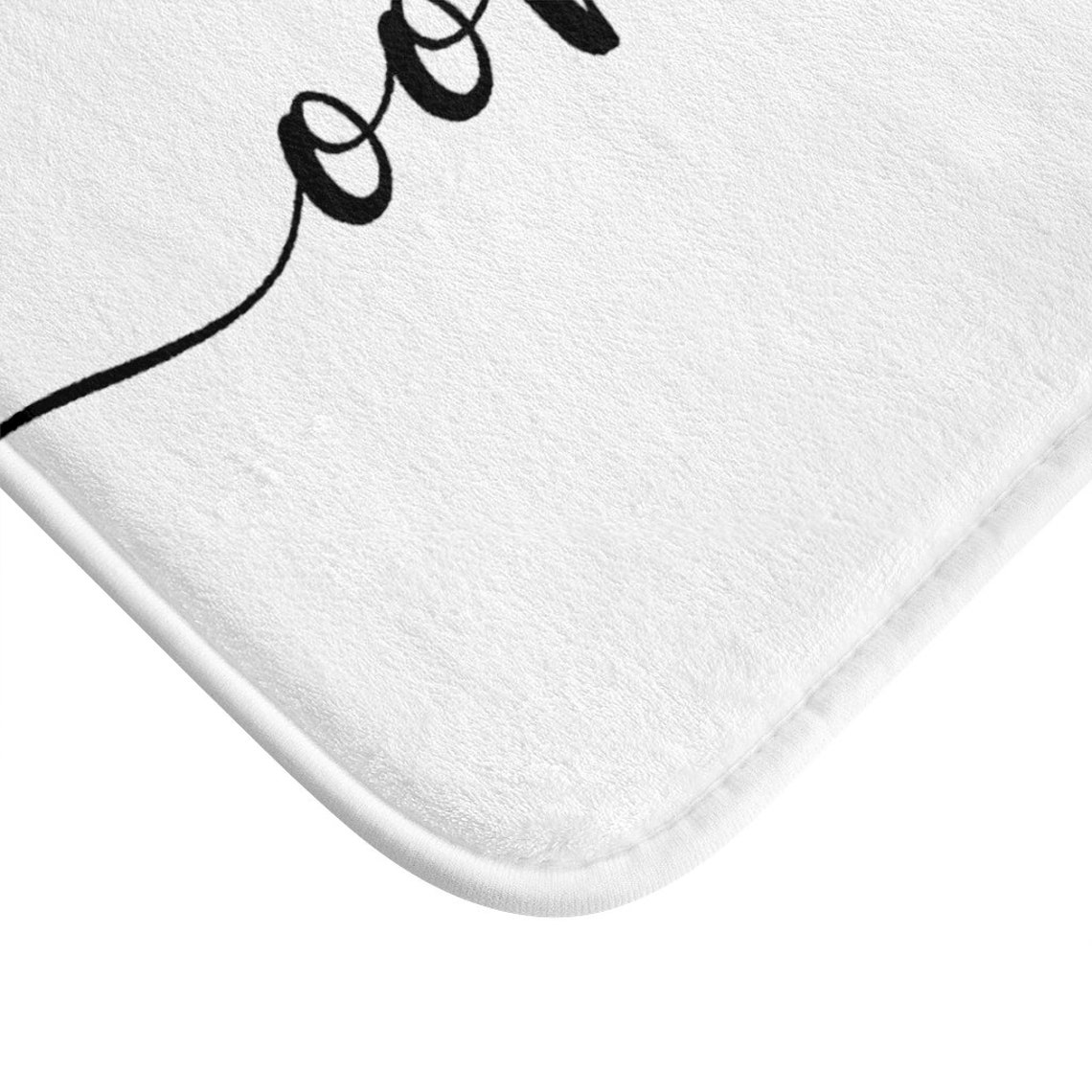 Ooh La La Funny Bath Mat Black and White Bathroom Decor Etsy