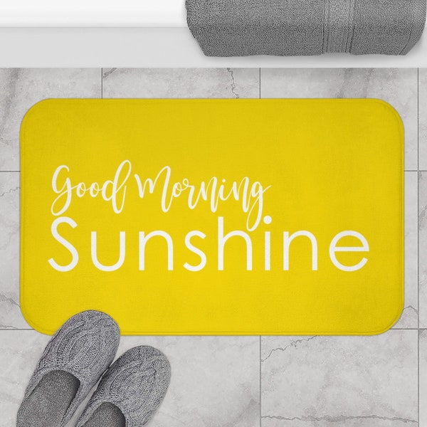 Yellow Bath Mat - Etsy