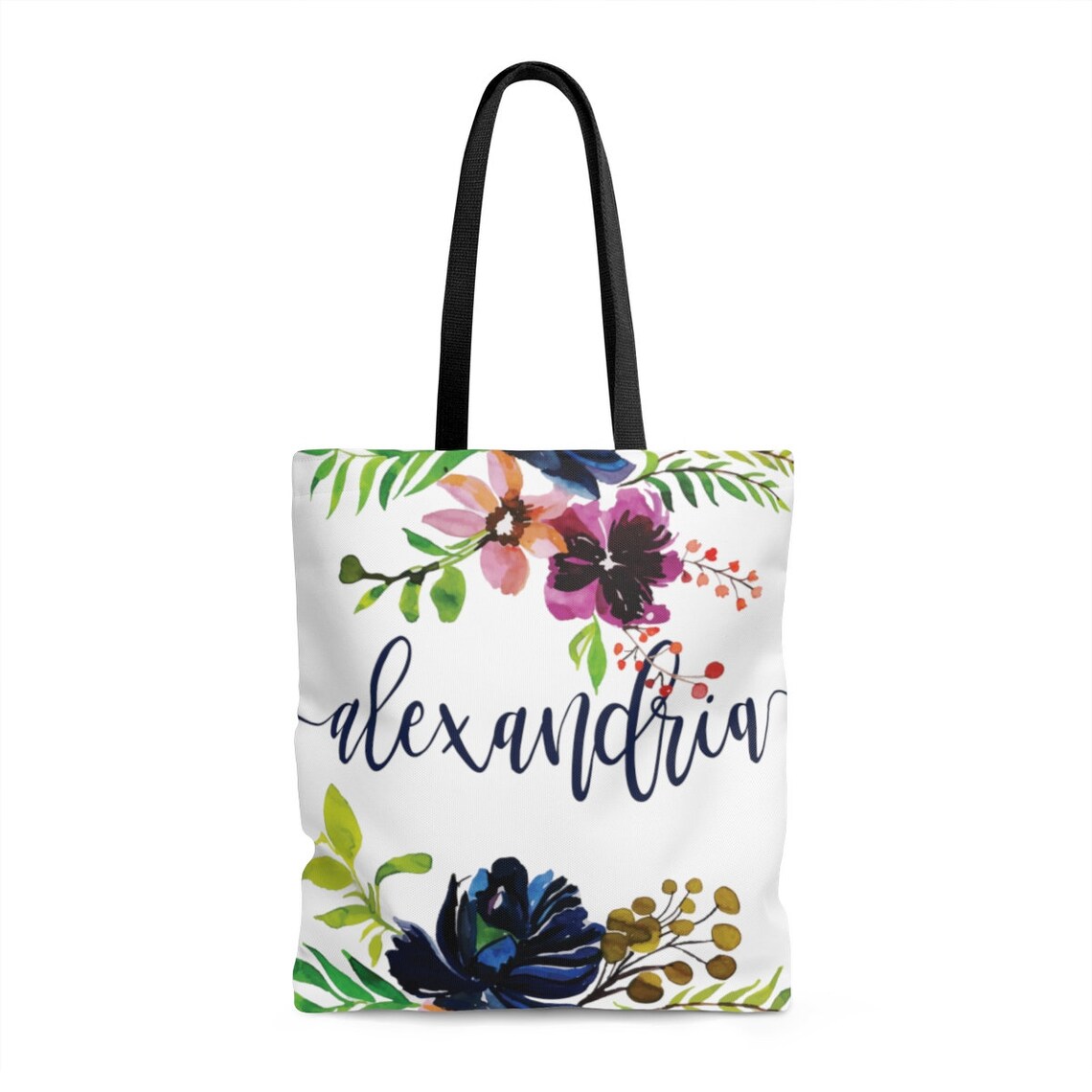 Personalized tote bag custom name tote bag tote bag with Etsy