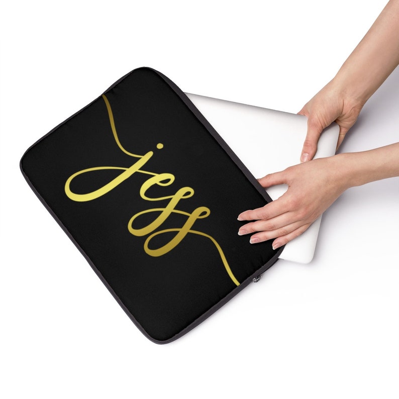 Customizable Name Laptop Sleeve Personalized Laptop Sleeve Etsy UK