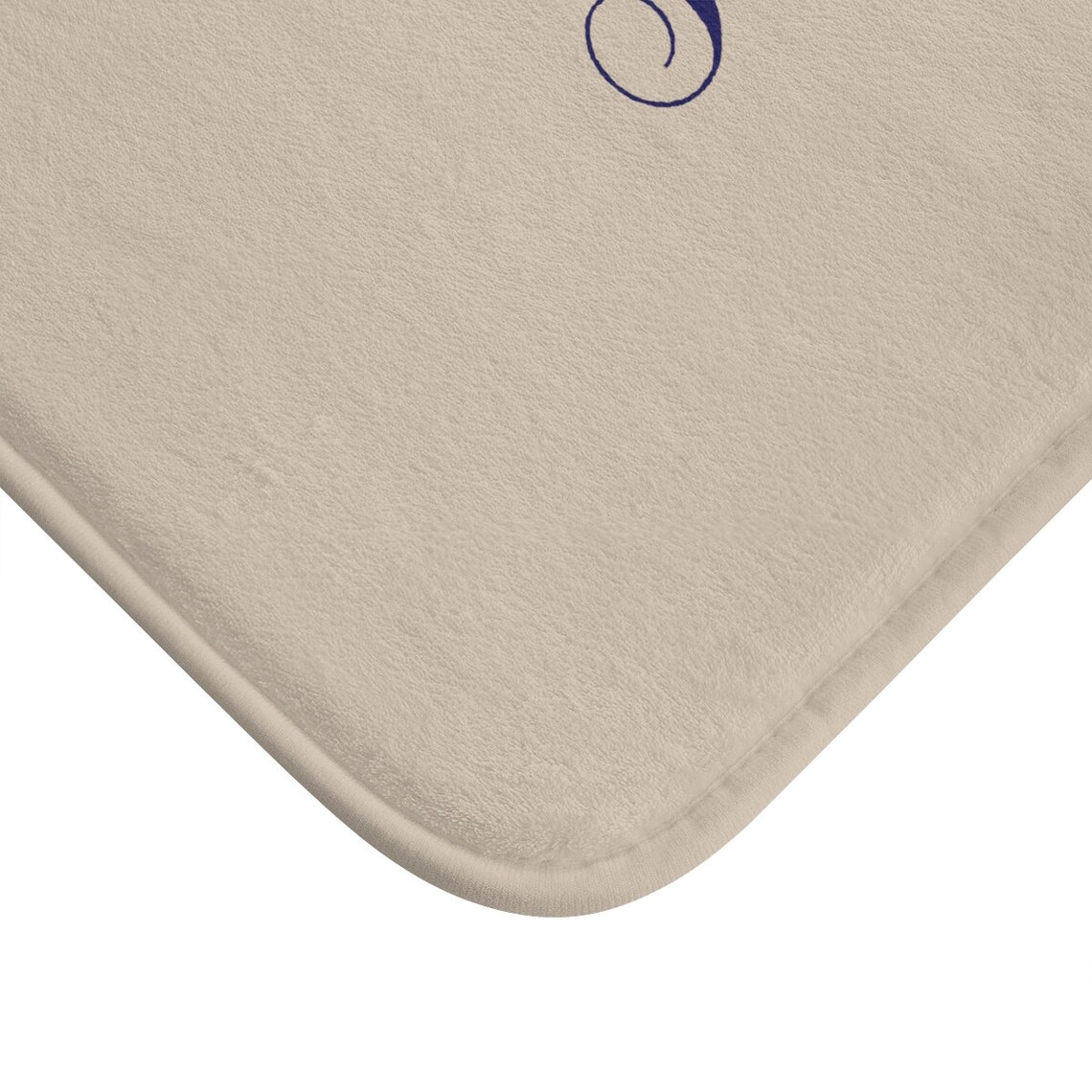 Monogrammed Bath Mat Elegant Bath Mat With Your Own Monogram Etsy