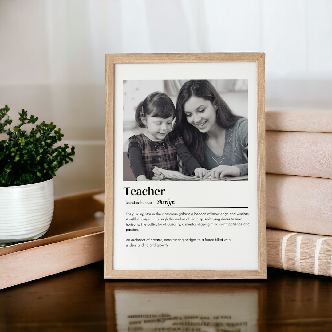 Custom Gift Poster | Gift for Teacher | Teachers Day Gift Printable ...