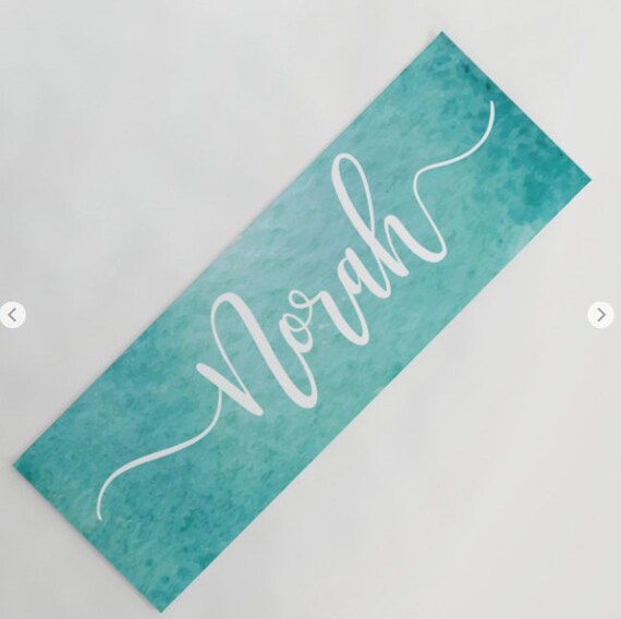 turquoise yoga mat