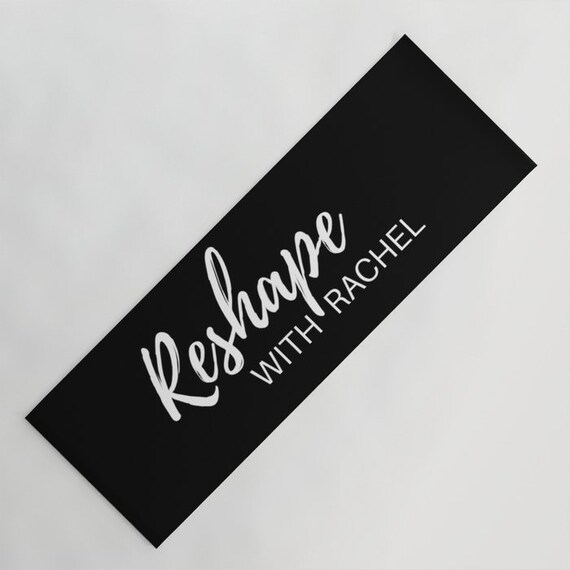 Custom Logo Yoga Mat Personalized Yoga Mat Custom Name Etsy