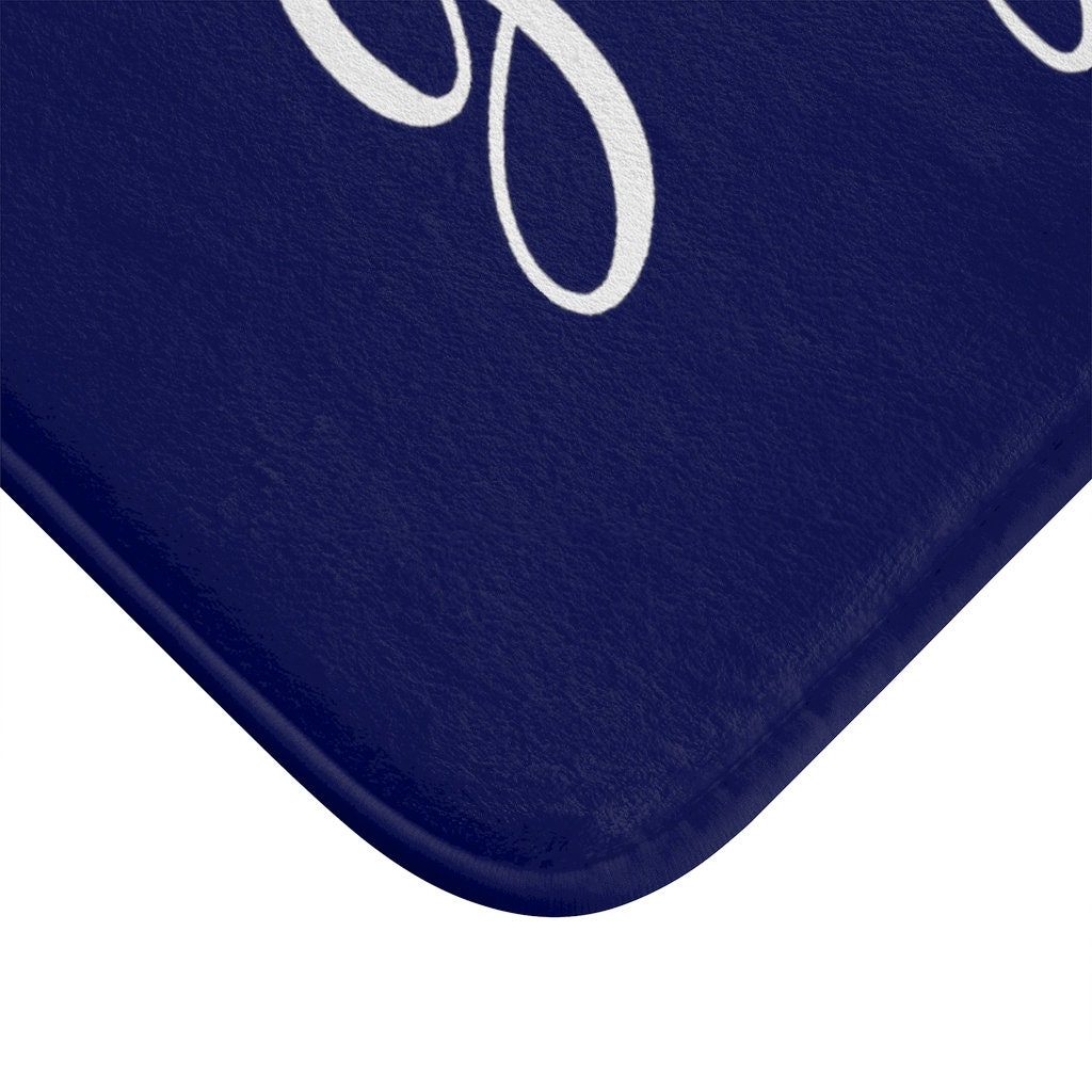 Hello Bath Mat Cute Bath Rug Bathroom Decor Etsy