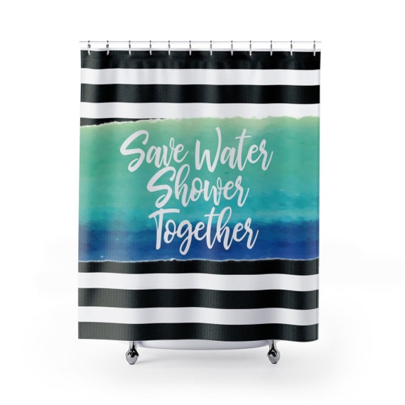 Items Similar To Save Water Shower Together Funny Curtain On Items Similar To Save Water Shower Together Funny Curtain On