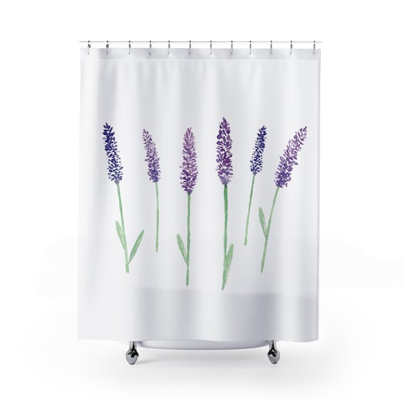 lavender shower curtains