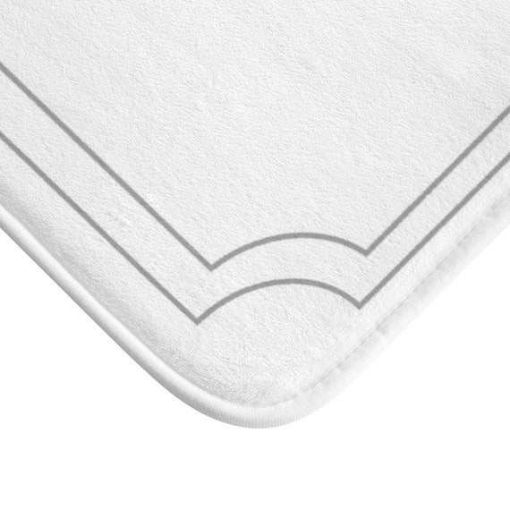 Monogrammed Bath Mat Custom Monogram Shower Decor Initials Bath Rug Etsy Ireland