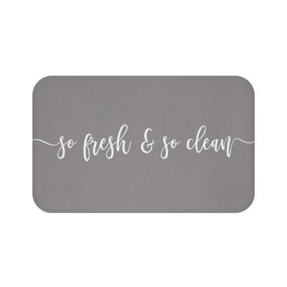 So Fresh And So Clean Bath Mat Bath Rug Bath Mat With Etsy