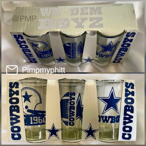 Cowboys Shot Glass Set