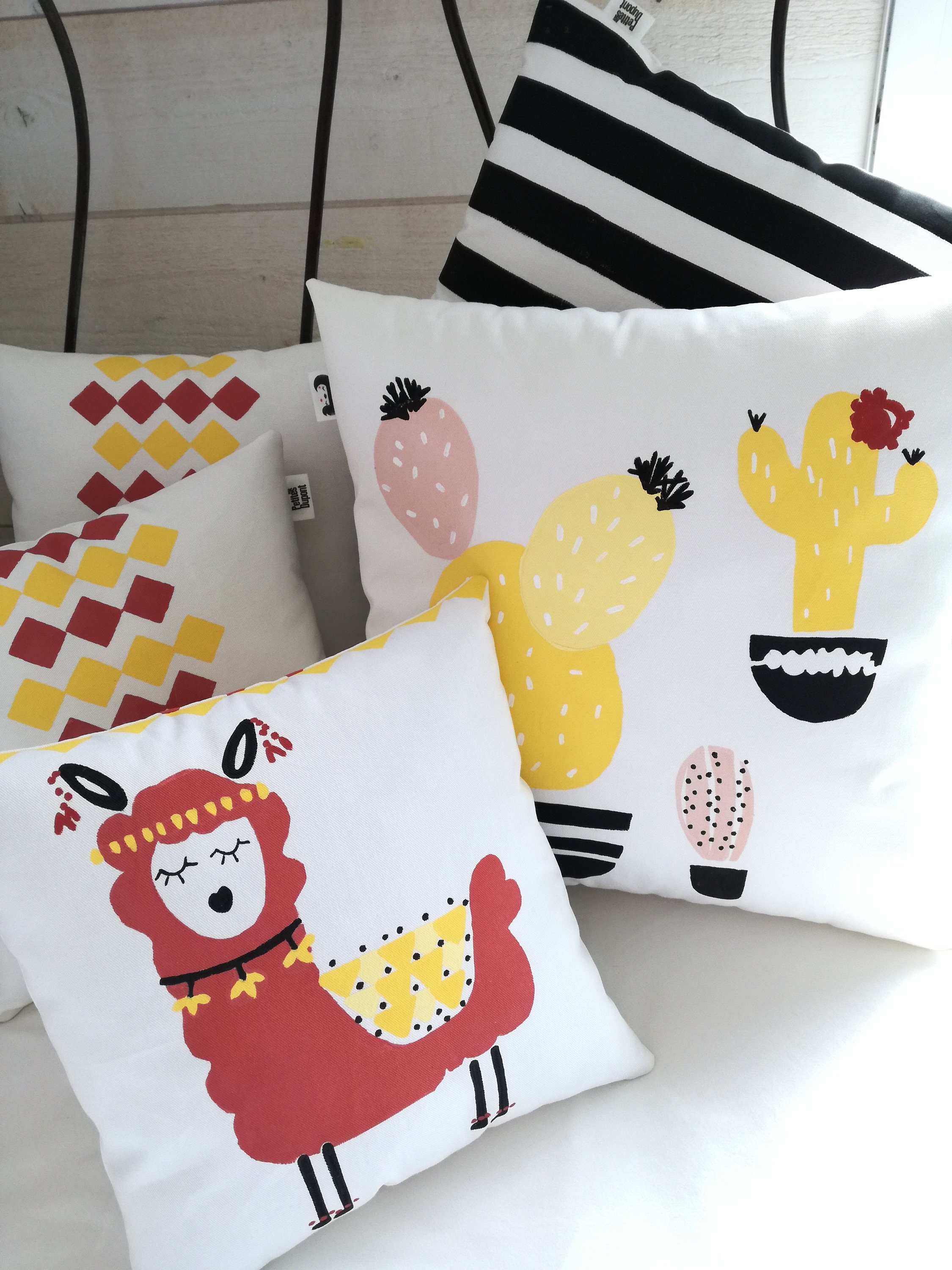 Déco Lama Coussin Chambre Enfant