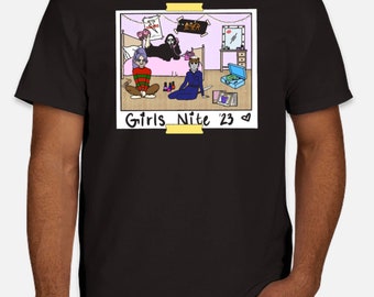 Girlz Nite Horror Movie Character T-Shirt