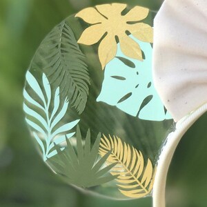 Minnie Mouse Tropical Leaf Clear Ears image 2