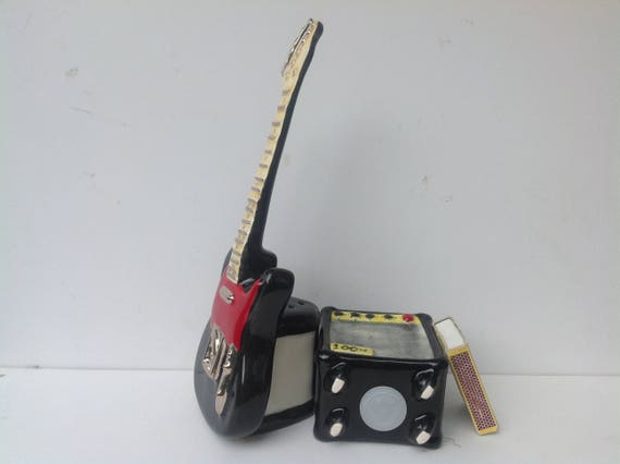 Telecaster Guitar Style Salt And Pepper Set Wilko Etsy