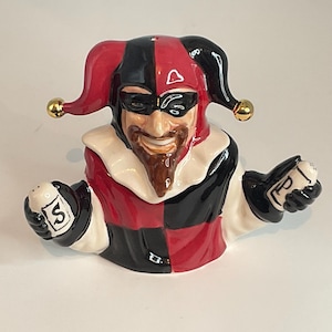 Clown Jester Salt and Pepper Set: Signed Limited Edition