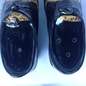 Rockabilly creepers salt and pepper sets.Leopard Skin/ Black. image 7