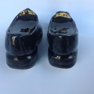 Rockabilly creepers salt and pepper sets.Leopard Skin/ Black. image 6