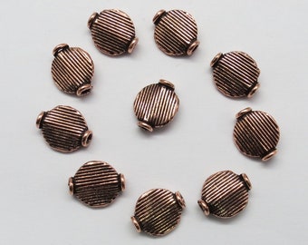 10 stuks koperen kralen Echte koperen kralen Sieradenbenodigdheden 10 x 12 mm kralen