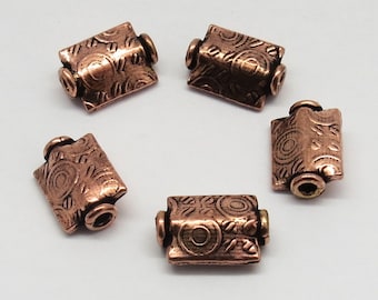 10 Pieces Copper Beads Genuine Copper Beads Jewelry Supplies Beads Handmade Copper Beads 12x8mm Beads