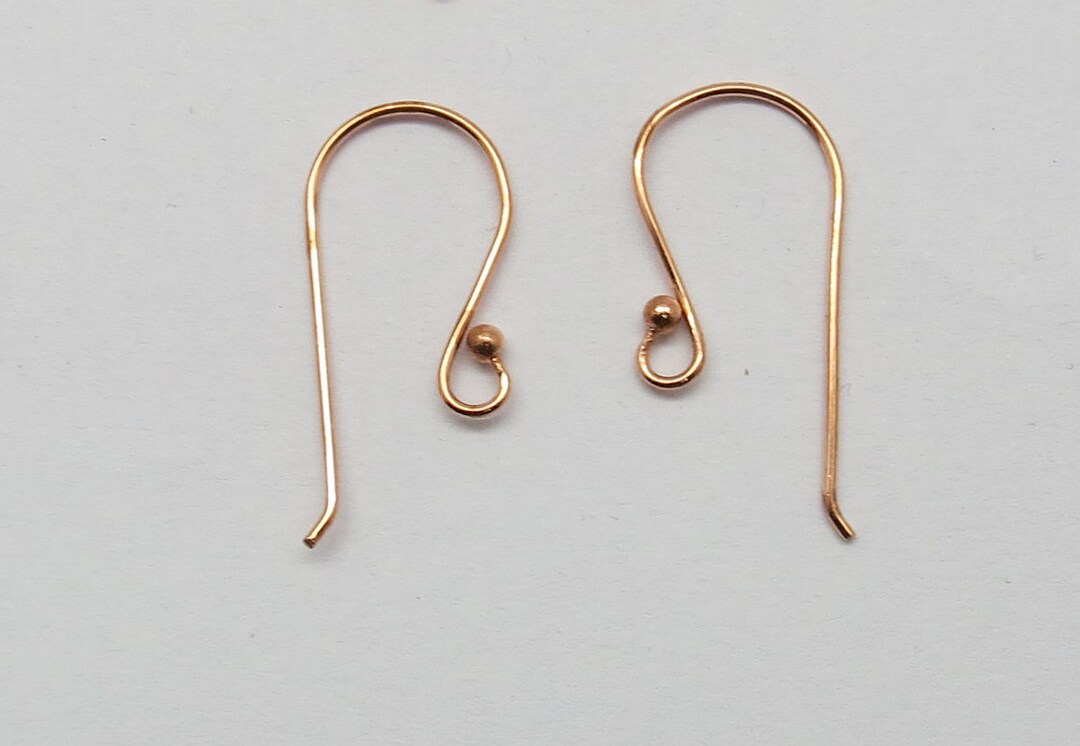 10 Pieces Copper Earring Hooks Copper Antique Ear Wire Jewelry Supplies