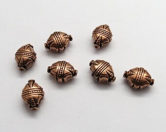 8 stuks koperen kralen Echte koperen kralen Sieradenbenodigdheden 15 x 10 mm kralen