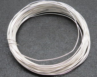 5 Feet 925 Sterling Silver Wire Half Hard Beading Wire Wrapping Wire 24 Gauge