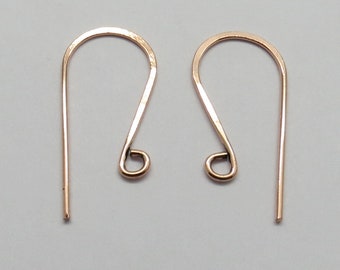 10 Pieces Copper Earring Hooks Copper Antique Ear Wire Jewelry Supplies Handmade