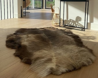 Reindeer Hide/ Reindeer Rug/ Rare Breed Finnish Reindeer Hide Rug Throw