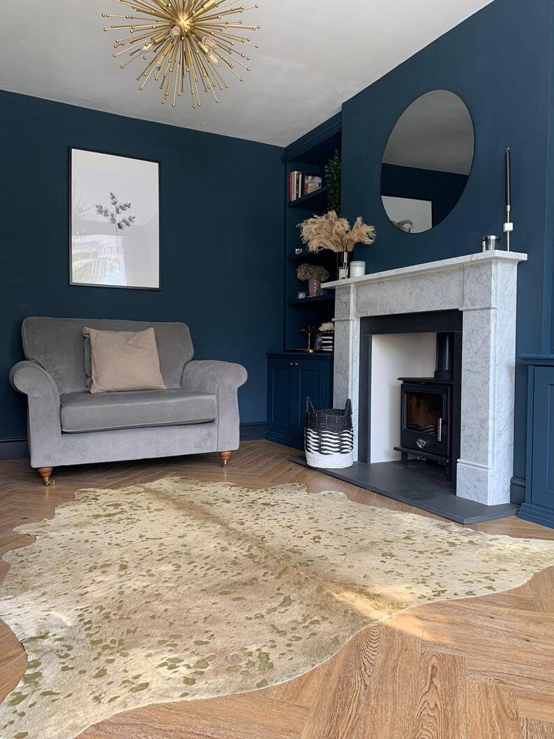 Gold Metallic Cowhide Rug/ Gold Speckled Metallic Cowhide Rug/ Etsy UK