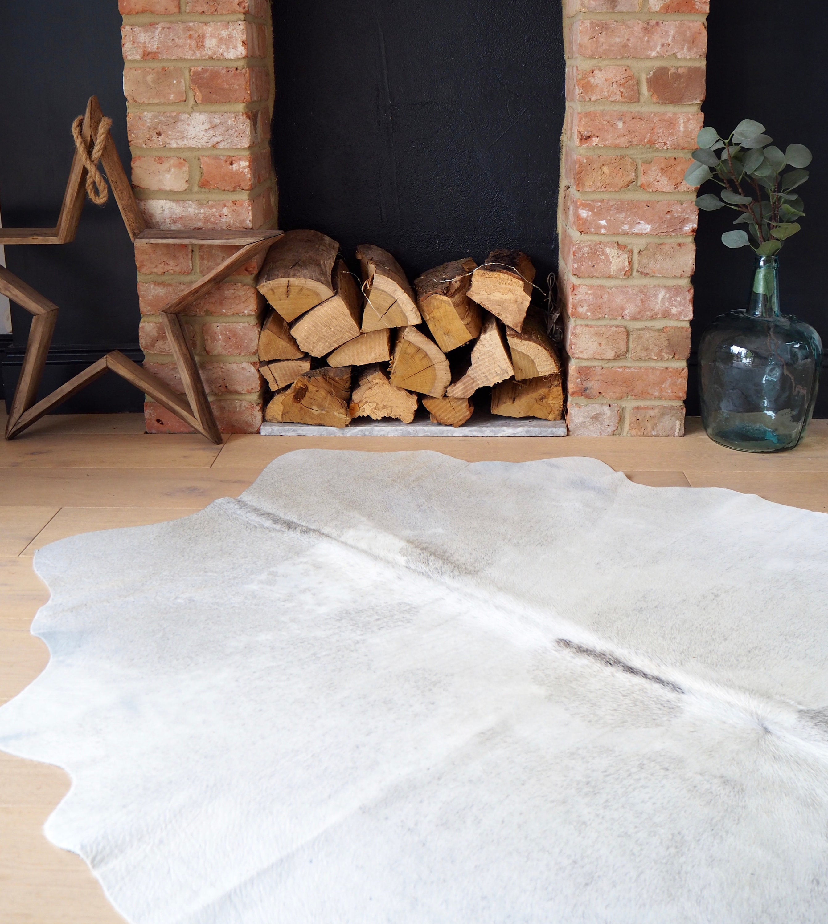 Grey Cowhide/ Grey Cow Rug/ Grey Cow Skin/ Cow Rug/ Pale Grey Etsy UK