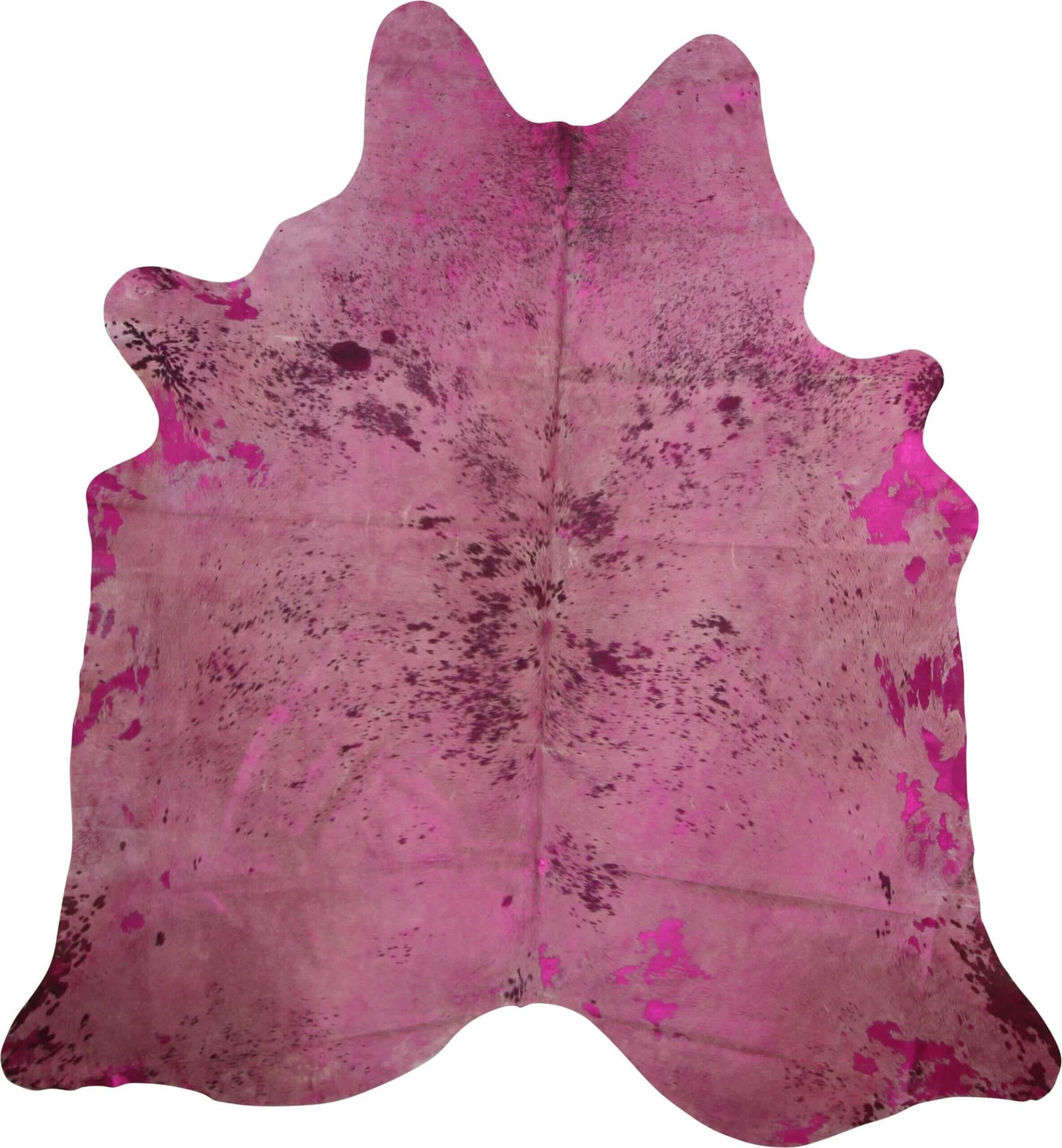 Vibrant Pink Cowhide Rug 2.36m x 2.15m Etsy