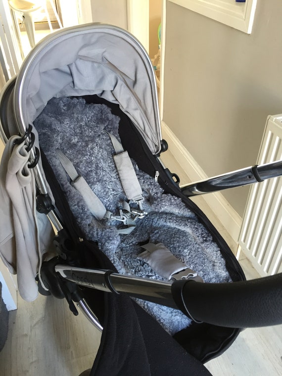 wool pushchair liner