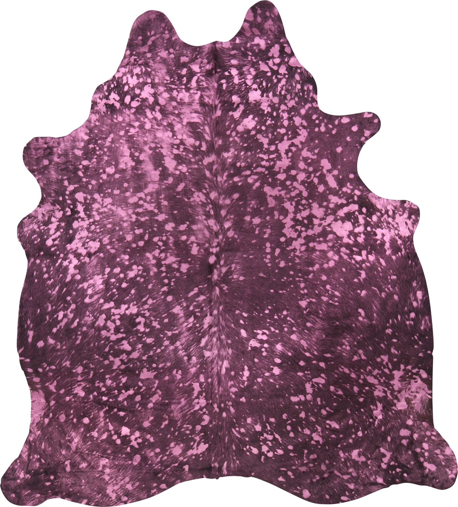 Pink Cowhide Rug/ Cow hide/Cow rug/ Cow skin/ Vibrant Etsy