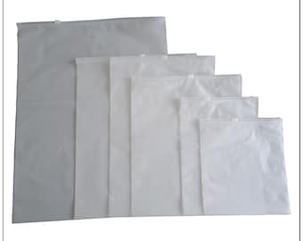 Frosted Resealable Thick Zip Lock Bags | Ideal For Clothes Packaging
