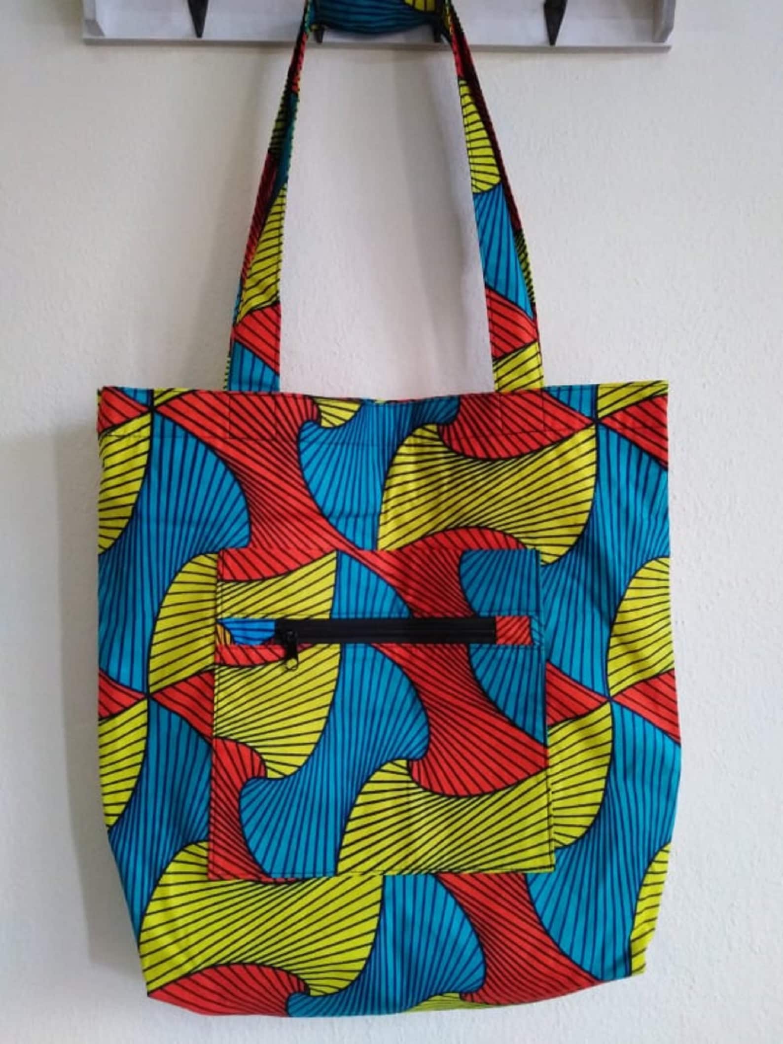 Ankara Tote Bags African Travel Bags African Print Bags Eco | Etsy