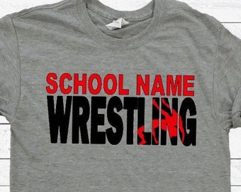 Wrestling T-Shirt, Custom wrestling Tee, Custom Wrestling T-Shirt, Wrestling Mom, Wrestling Dad, Wrestler Gift, Wrestler T-Shirt, Wrestling