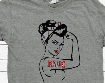 Baseball Mom tee, Baseball Mom Tank Top, Baseball Tee, Baseball T-Shirt, Rosie Baseball Shirt, Baseball Mom Shirt, Baseball Mom Gift