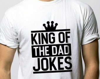 King of Dad Jokes - Etsy