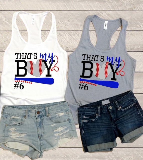 Baseball mom Tank, Baseball mom Tee, That's My Boy Tank, That's My Boy Tee, Custom Baseball Tank, Custom Baseball Tee, Baseball Mom
