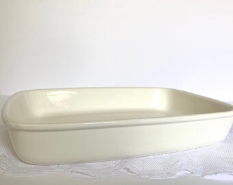 Depuis 1748 Villeroy & Boch Bianco Porcelain 14" Rectangular Baker, Luxembourg