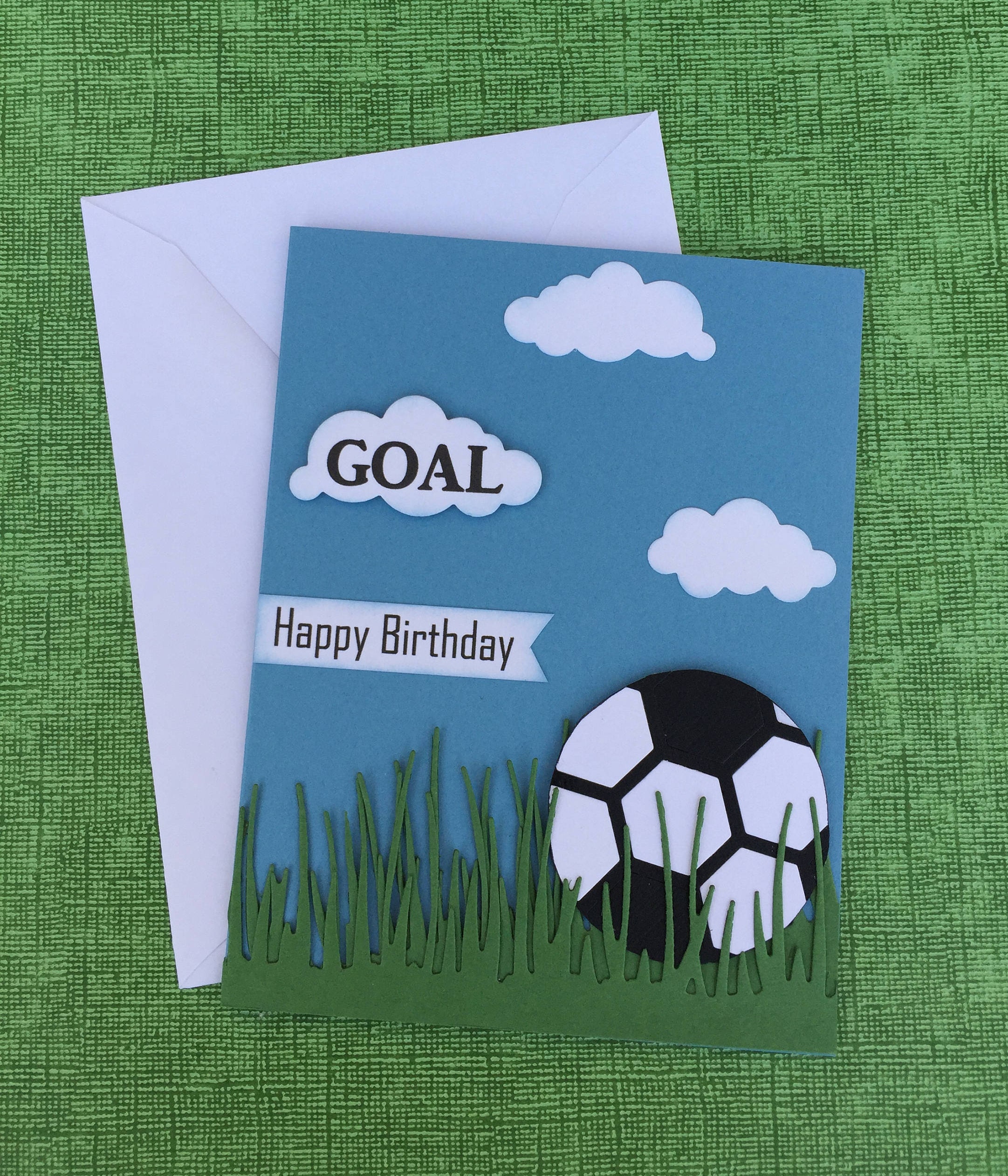 Soccer Birthday Card Happy Birthday card soccer theme card | Etsy