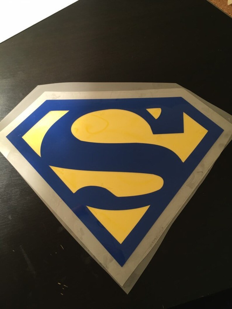 superman logo heat transfer