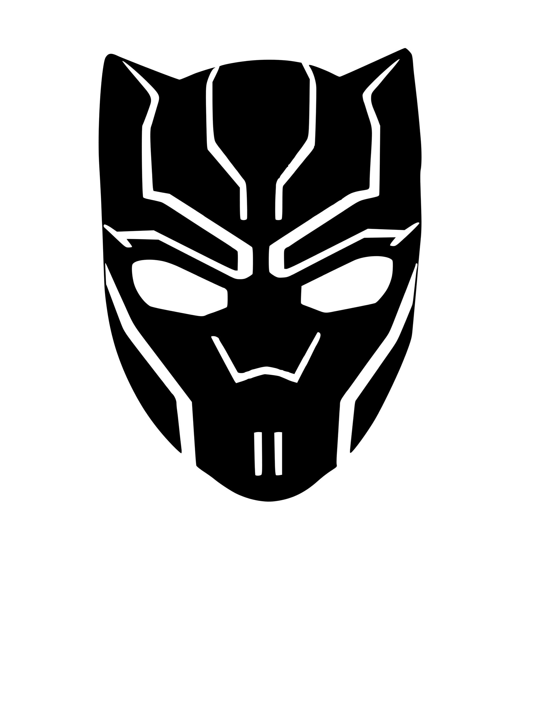 BLACK PANTHER Shirt' Sticker