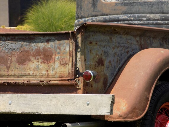 Old Ford Truck Color Photograph