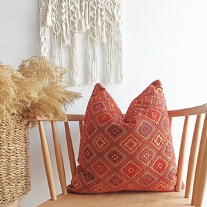 Red Turkish Pillow Etsy