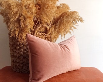Pink Pillow Cover Lumbar Pillows All Size Pink Pillow Cover Velvet Throw Pillows Lumbar Pillow Cover Velvet Pillow Cover