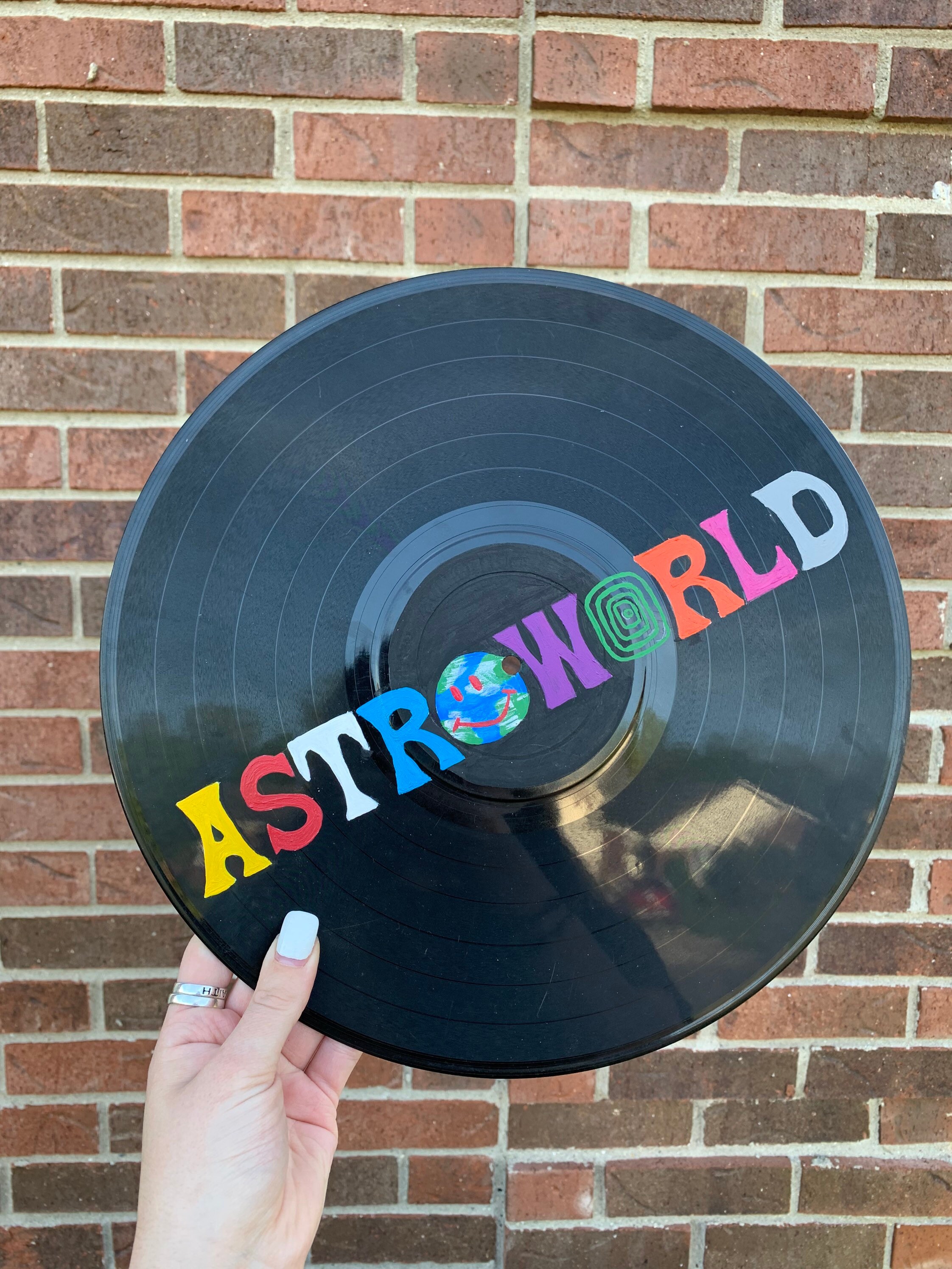 Painted Vinyl Record Astroworld -  India