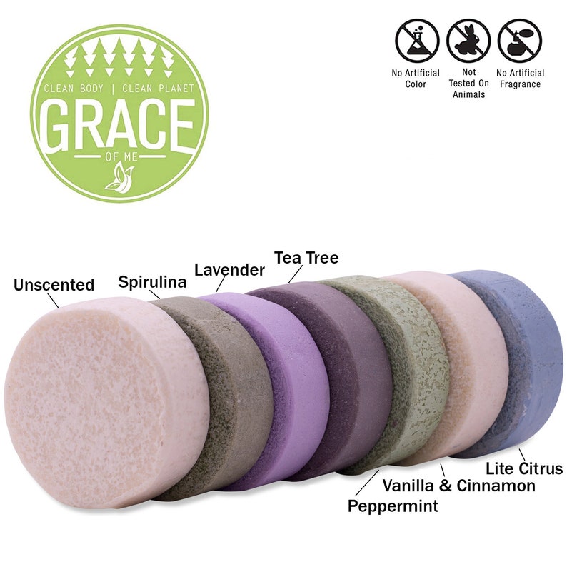 Shampoo Bar 2% Pyrithione Zinc ZnP by Grace of Me 4 Oz image 4